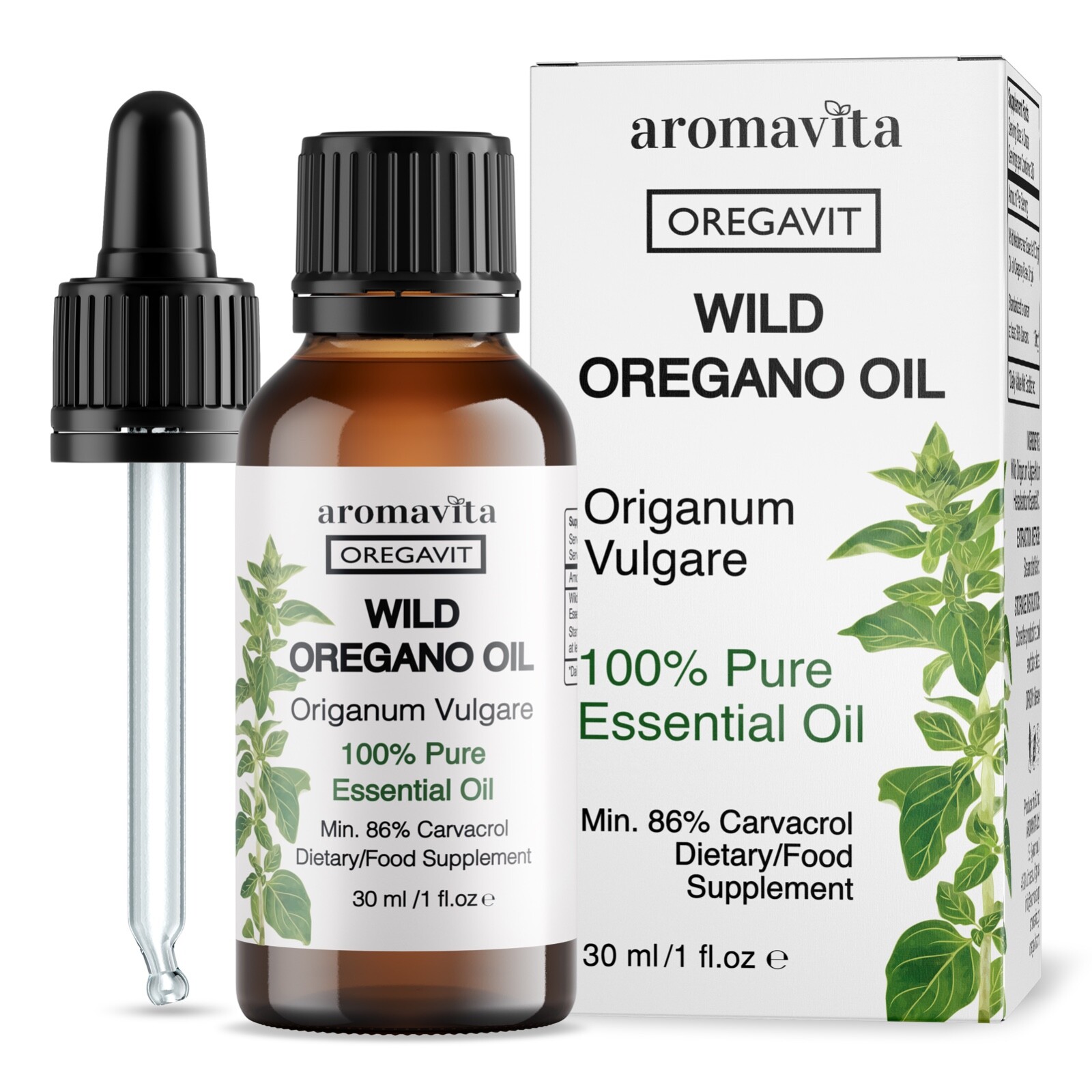 100% WILD ESSENTIAL OIL OF OREGANO OIL 30ml/1oz GREEK ORIGIN 100% PURE