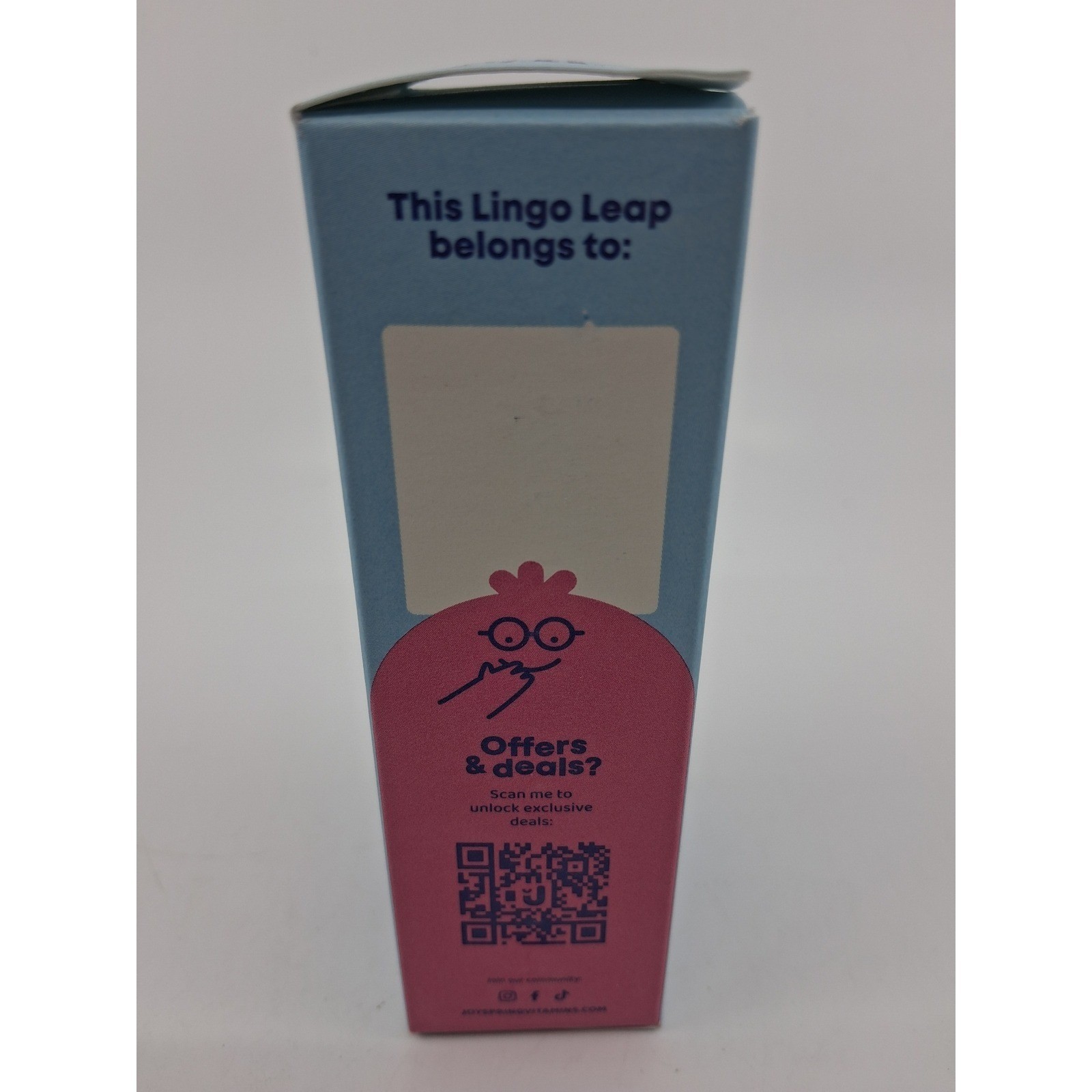 Joyspring Lingo Leap – Speech Supportive Cleanse, 30 servings SEALED EXP 10/2027