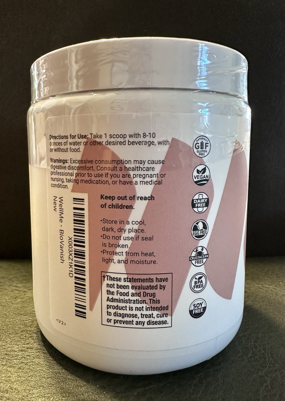 WellMe Biovanish Shake Powder Weight Loss Control 6.9oz 30 Svgs Exp 11/2025 NEW