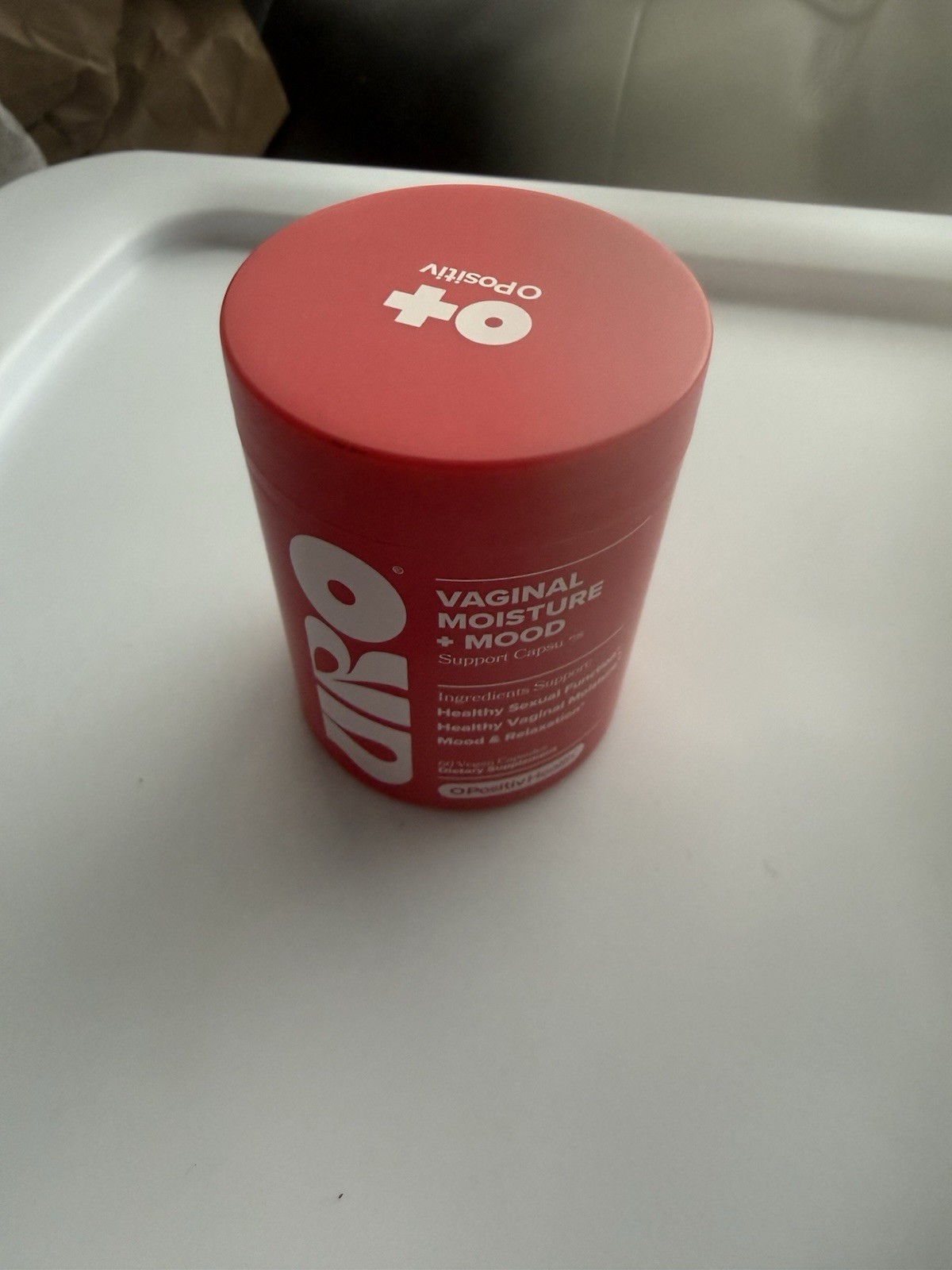 O Positiv Health URO Vaginal Moisture + Mood Support 60 Capsules Exp 02/2027