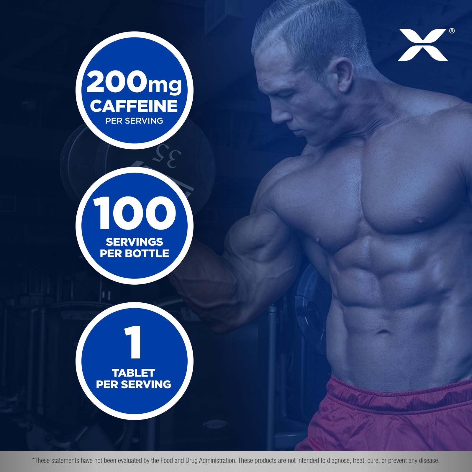 ALLMAX Caffeine – 100 Tablets – Increases 100 Count (Pack of 1), No Color