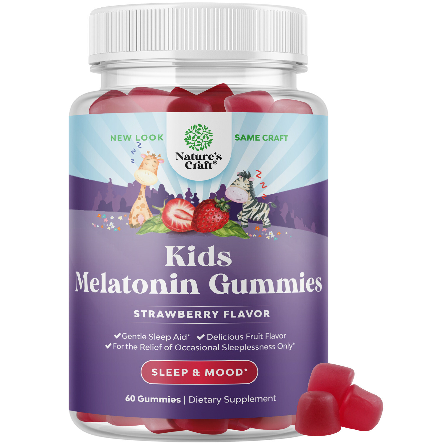 Melatonin Gummies for Kids Sleep Support – Kids Melatonin Gummies for Sleep