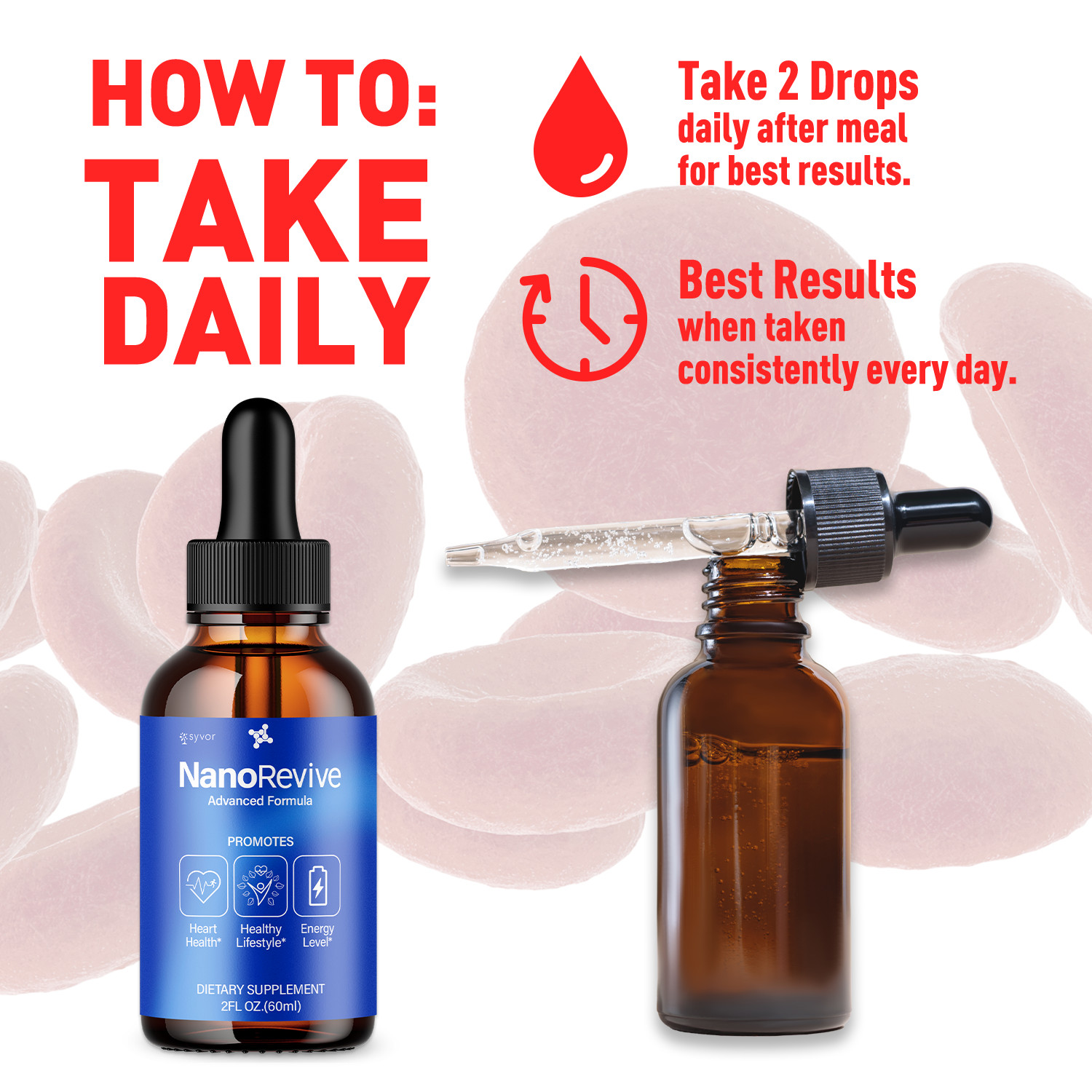 (1 Pack) Nano Revive Ear Drops – For Tinnitus Supports, Ear Relief & Comfort