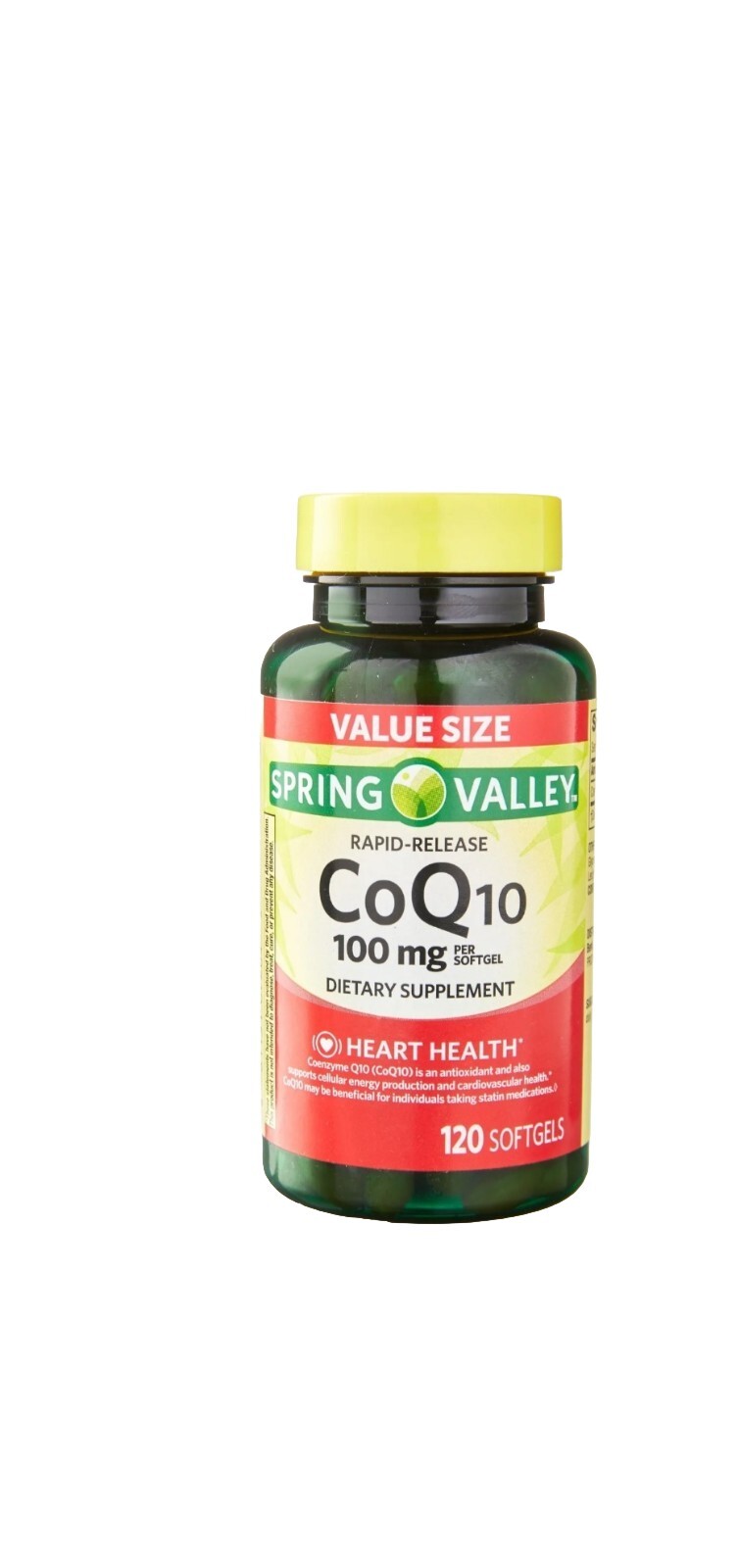 Rapid-Release Coq10 Dietary Supplement, 100 Mg, 120 Count. Exp :10/2026
