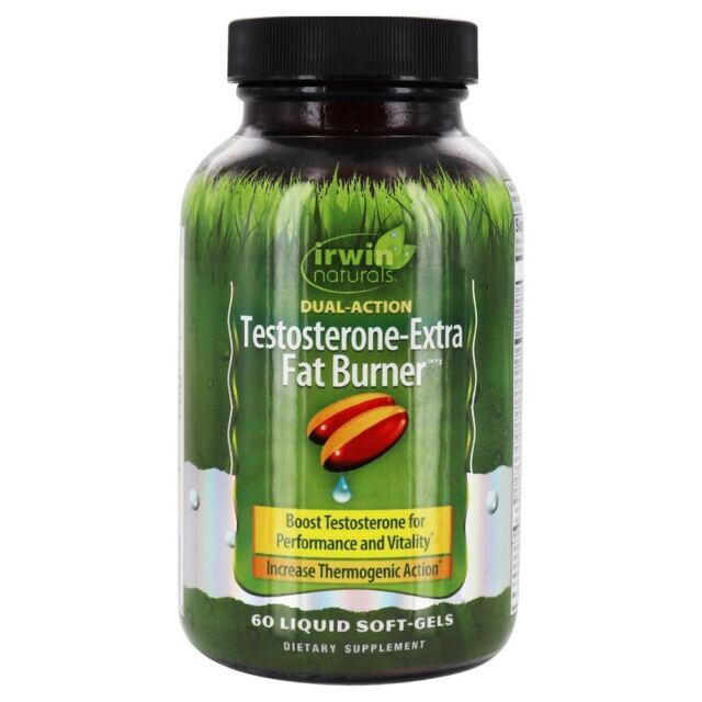 2x Irwin Naturals Dual-Action Extra Fat Burner 60 Soft Gels Total 120 Softgels🆕