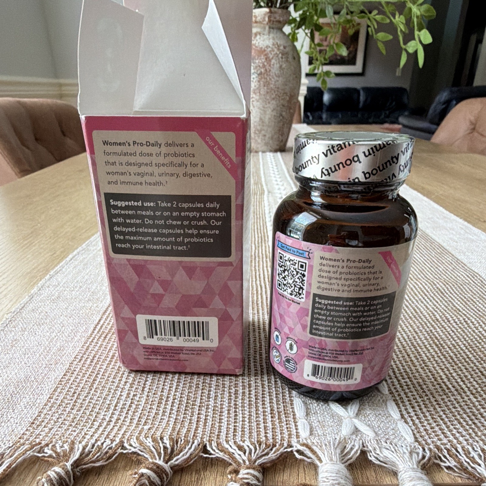 Vitamin Bounty Women’s Pro-Daily Probiotic 10 Billion CFU 60 Capsules Delayed