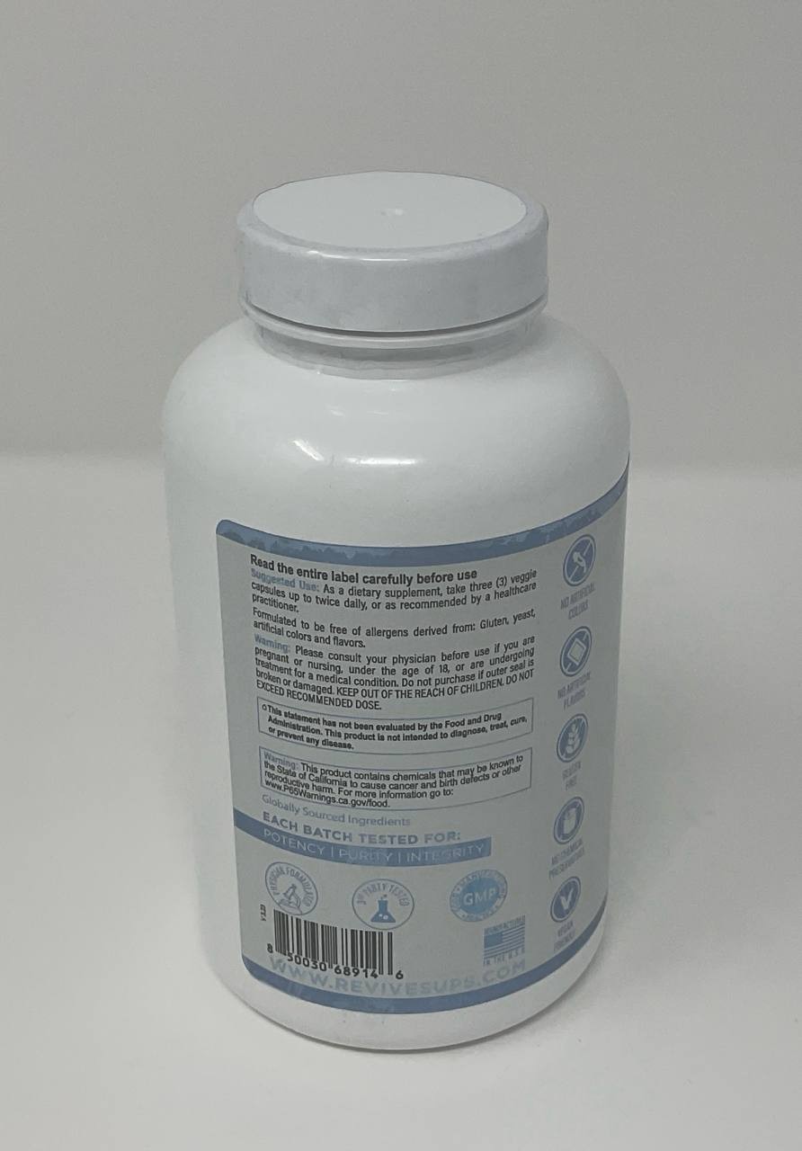 Revive Daily Greens Essential Nutrition 180 Vegetarian Capsules EXP 10/26