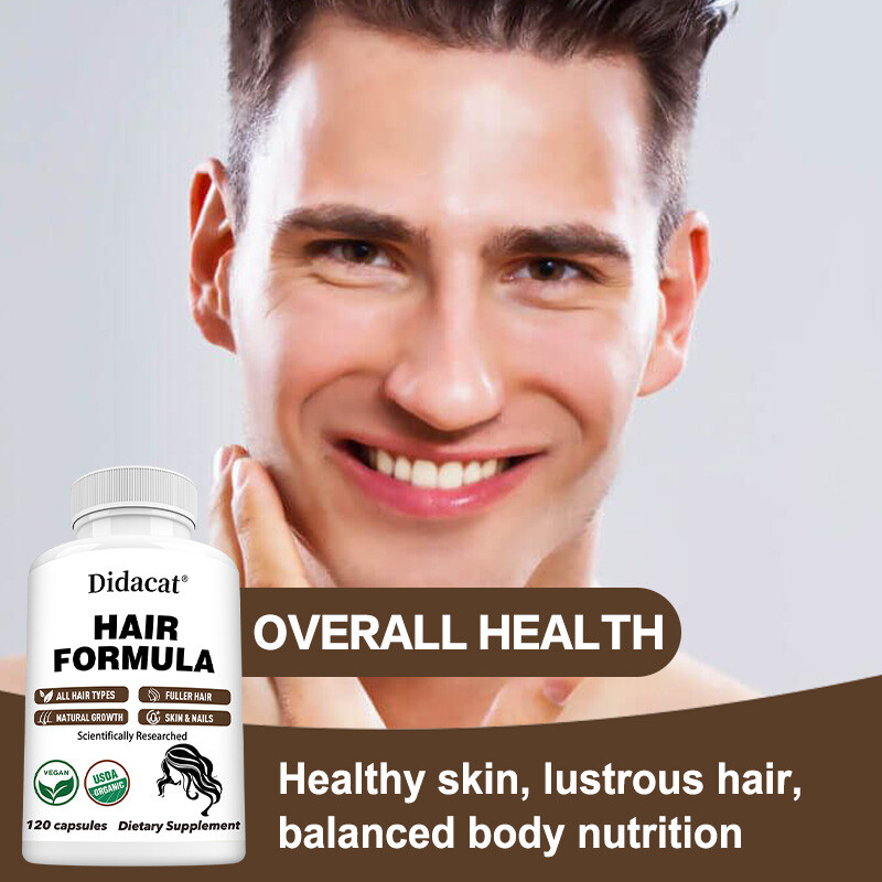 Hair Formula for Hair, Skin, & Nails Health – Biotin, Saw Palmetto, DHT Blocker