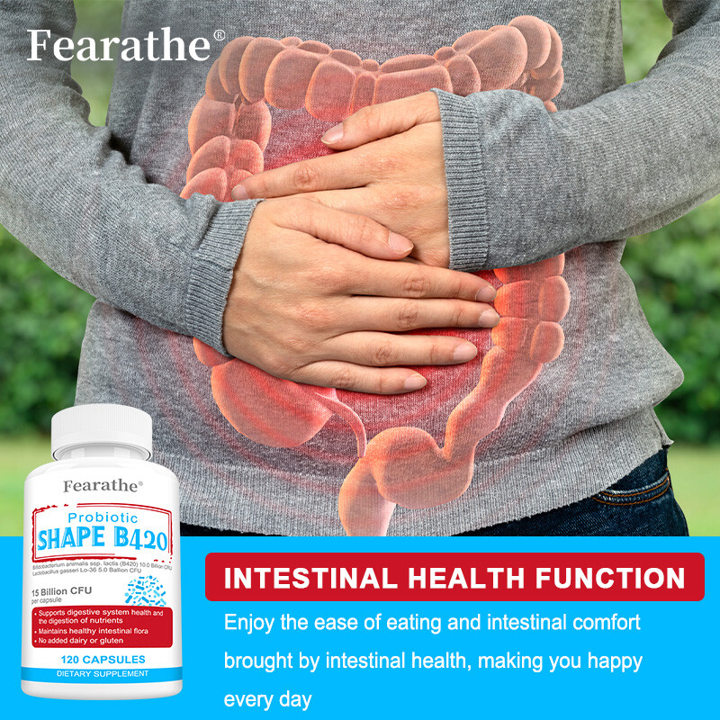 Shape B420 Probiotics, Supports Digestive Health and Metabolic Rate, Vegan