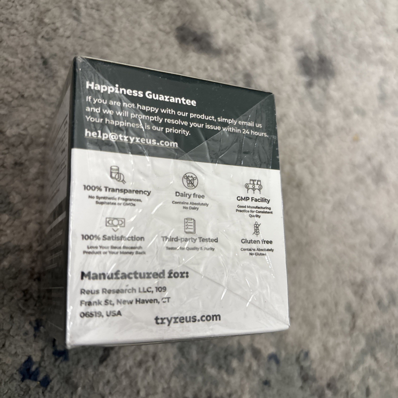 Reus Research NAD+ Nicotinamide Riboside Resveratrol 900mg 80 Capsules