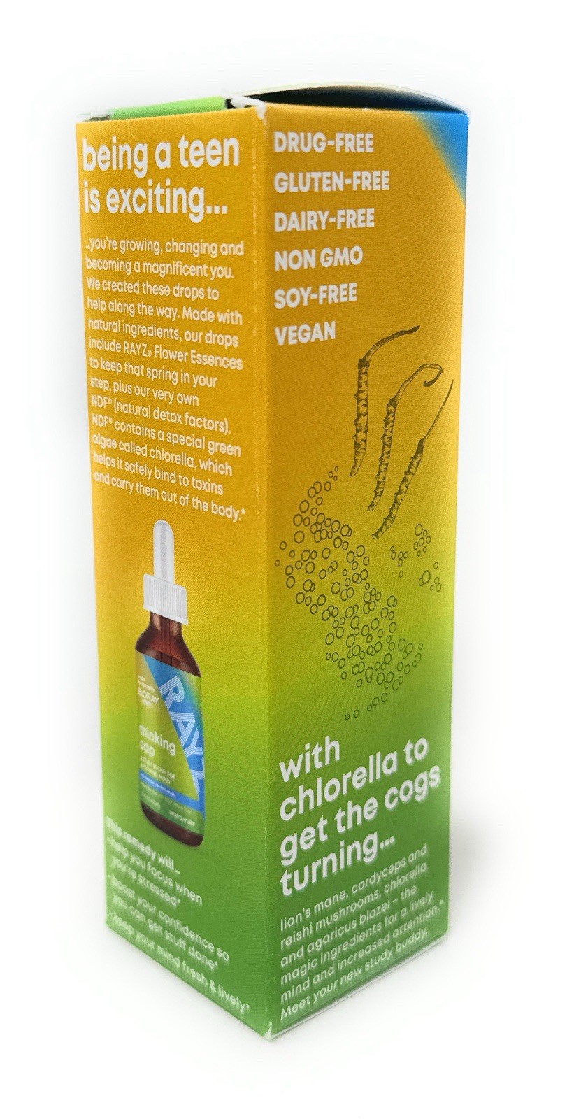 BioRay Rayz, Thinking Cap, Naturopathic Herbal Drops, Lemon, 2 fl oz 06/2028