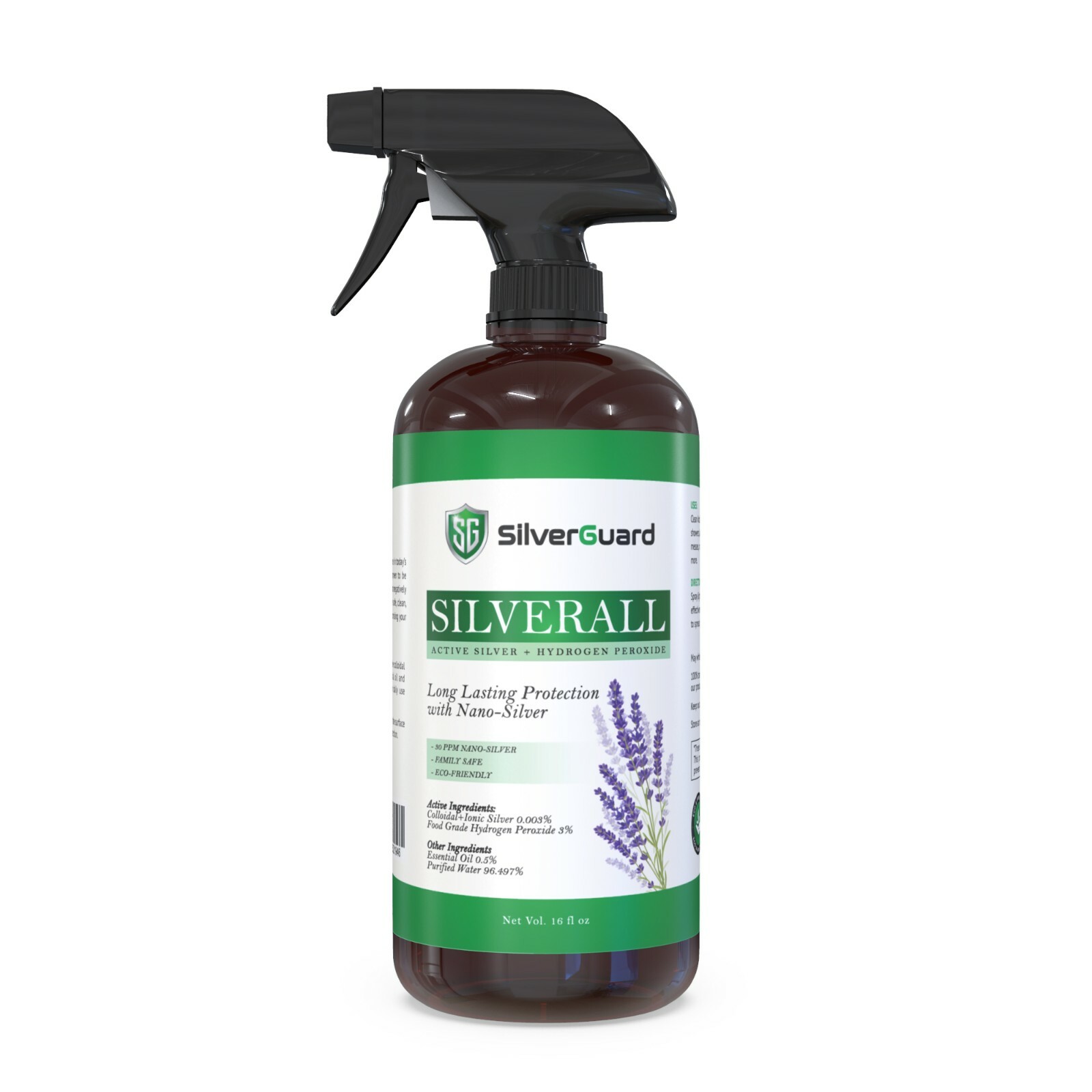 SilverGuard SilverAll Enhanced Hydrogen Peroxide Spray + Active Colloidal Silver