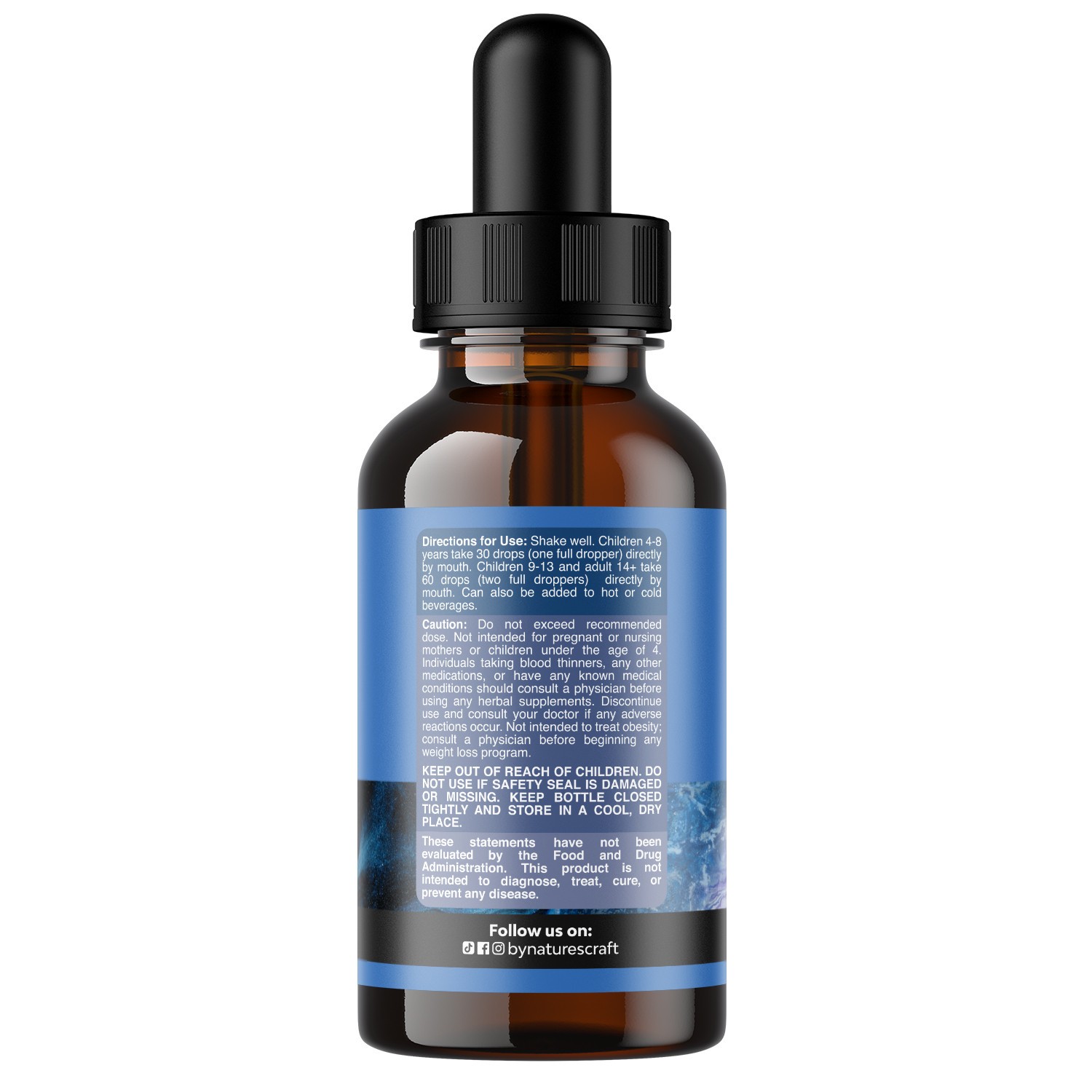 High Absorption L-Theanine Nootropic Focus Liquid Drops for Adults and Kids