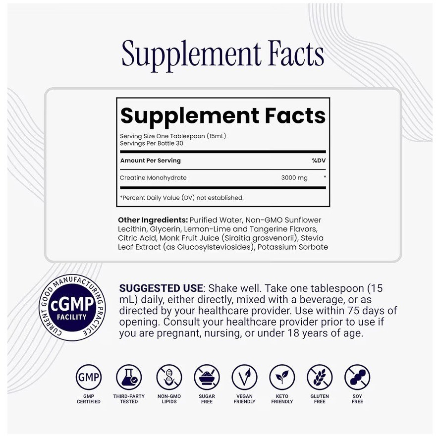 Rho Nutrition – Liposomal Creatine Monohydrate – 15 fl oz – Expiration: 01/2028