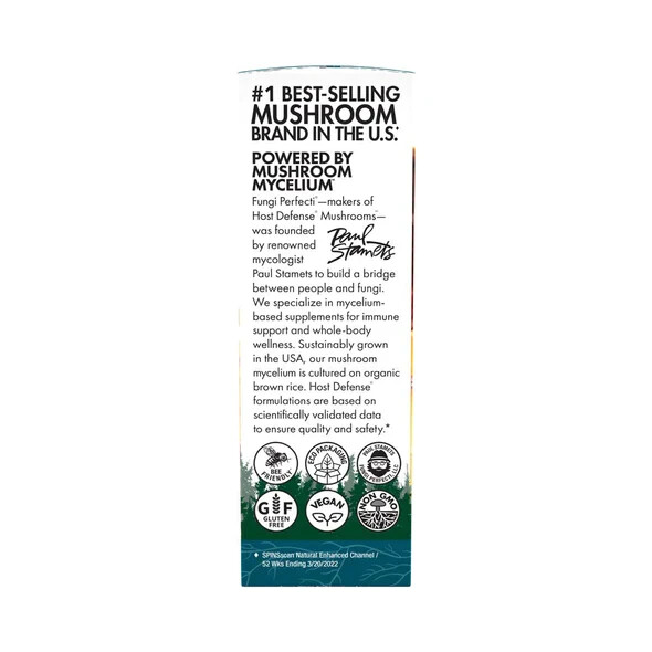 Fungi Perfecti Host Defense Cordychi Extract 2 Oz Organic Stress Support
