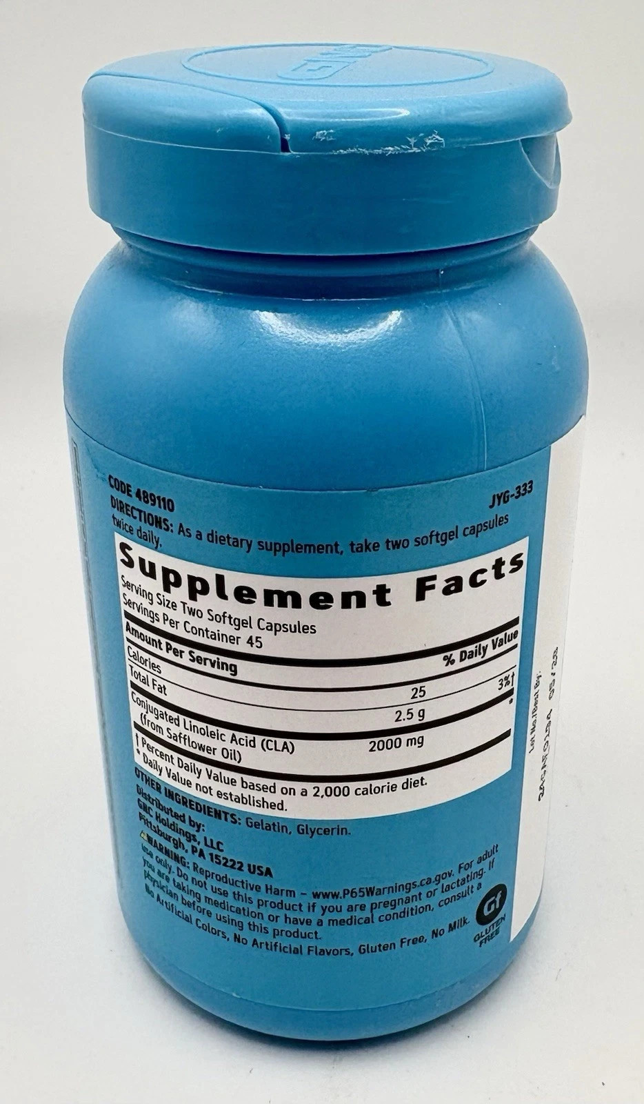 GNC Total Lean CLA 90 Softgel Capsules New & Sealed Expires 5/2028 -RK2