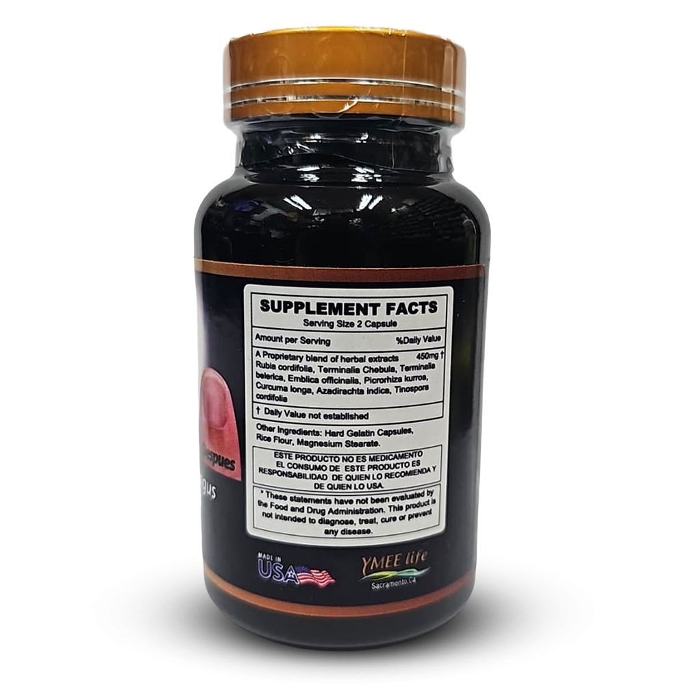 YMEE Life Foot Hongo Set Dietary Supplement Fungus Support 450mg 60ct