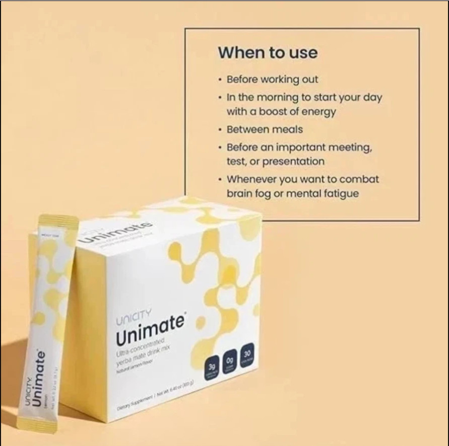 Unicity Unimate LEMON and Unicity Balance Natural Orange Flavor Combo FREE
