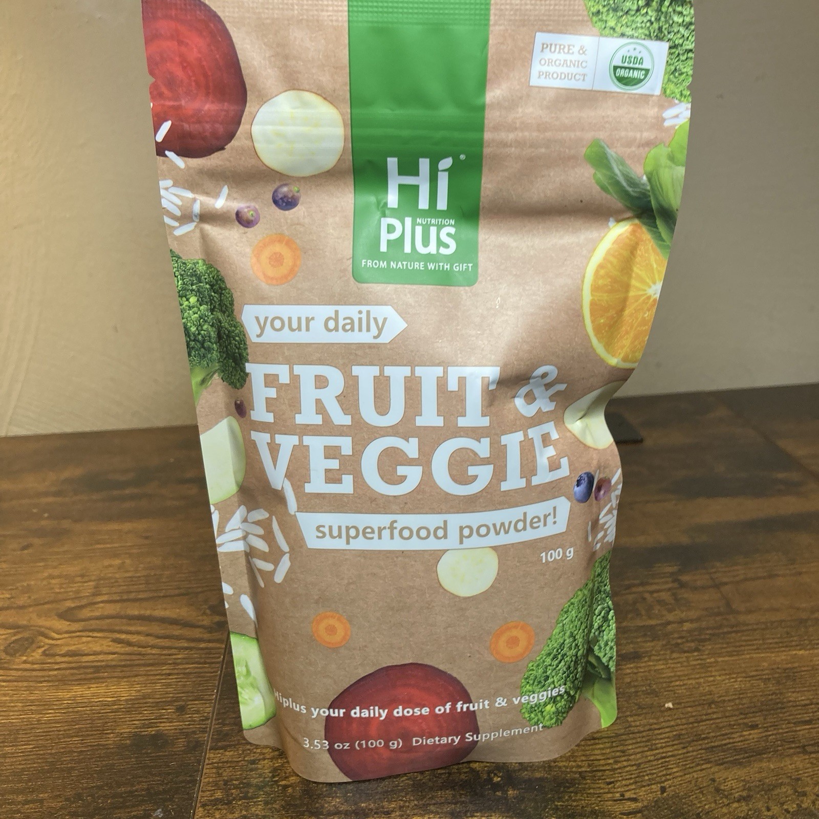 Hi Plus Fruit & Veggie Superfood Powder 100g