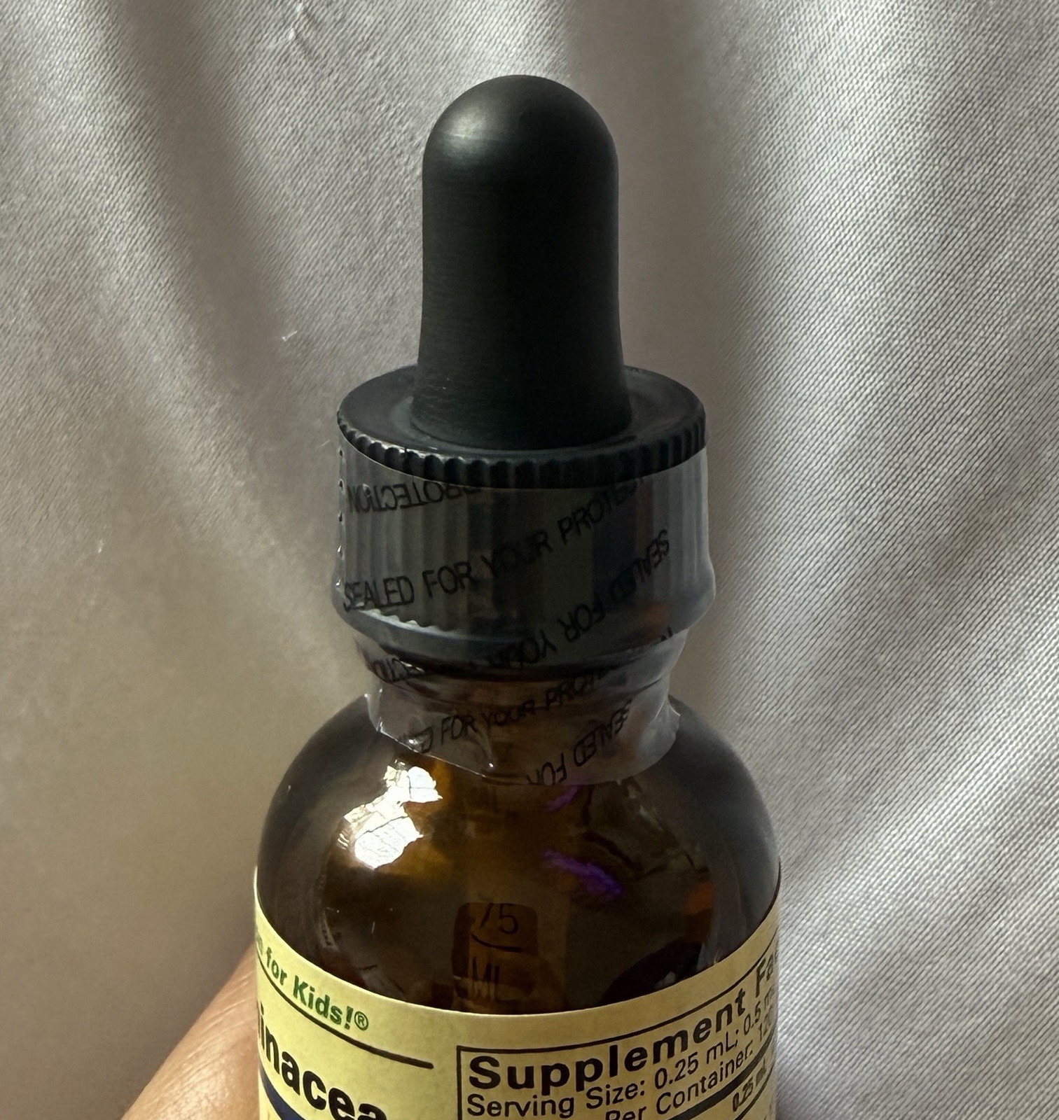 ChildLife Echinacea Drops Natural Orange Flavor Immune Support 1 fl oz (30 mL)