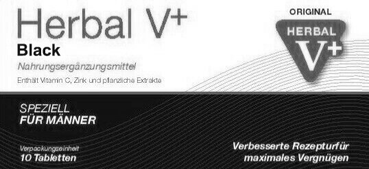 50 x ORIGINAL HERBAL V PLUS BLACK 200 – Black Pills for Adult Men