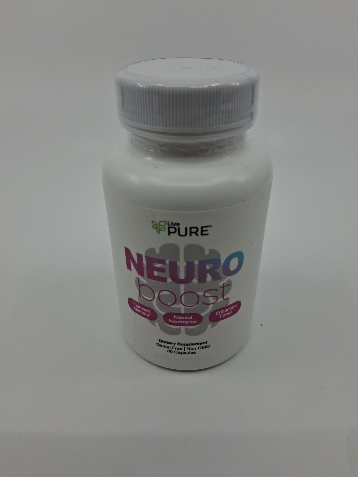 LivePURE Neuro Boost – Helps Improve Memory, 30 capsules EXP: 10/2026 SEALED
