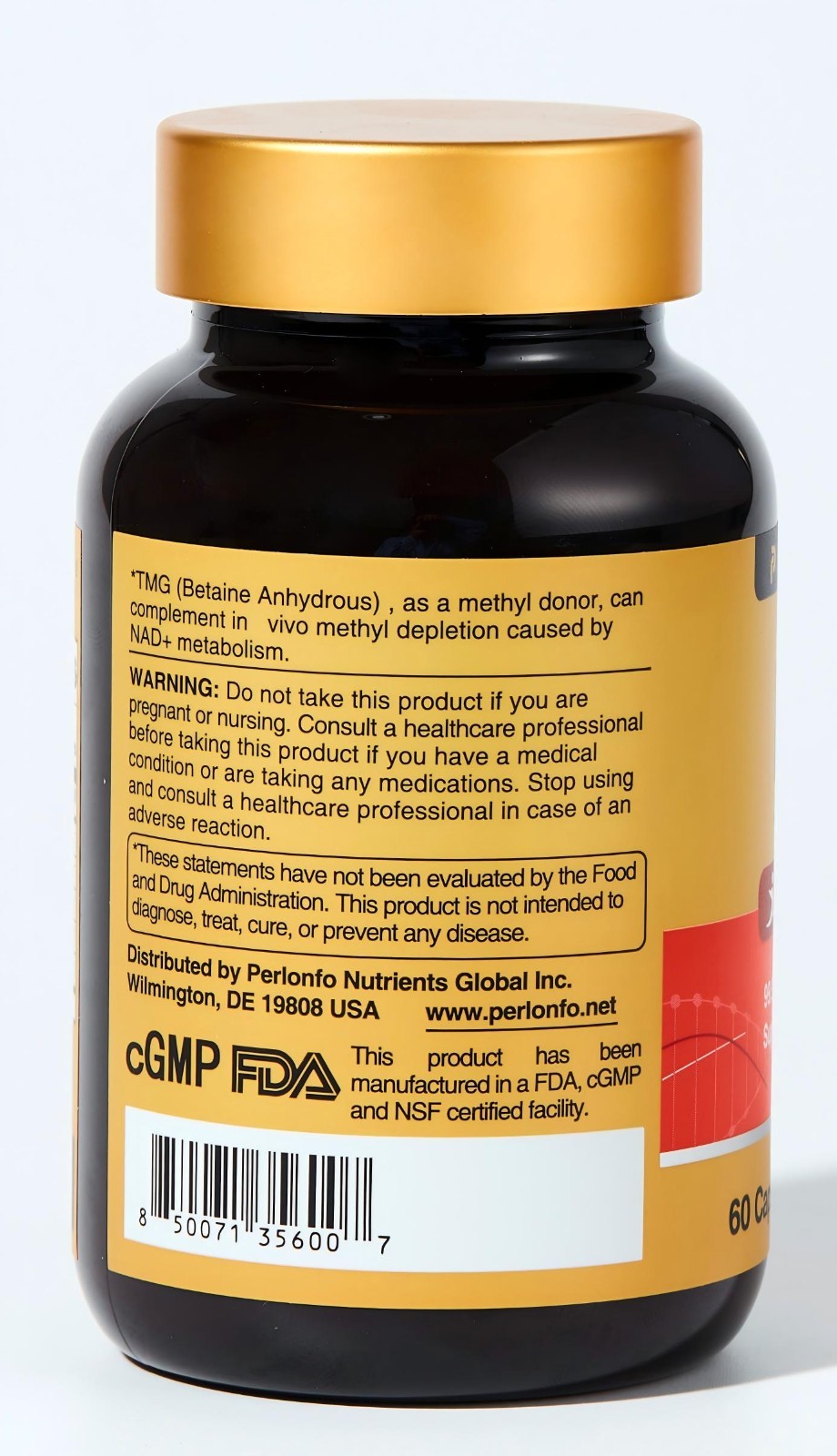 Perlonfo,NAD+5-in-1,Energy Booster,Supplement Vegetarian capsule