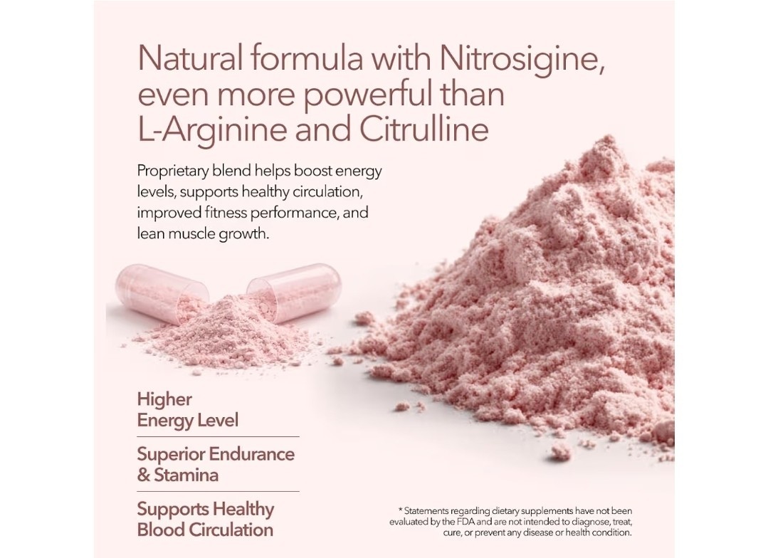 Juvenon Nitric Oxide BloodFlow-7 Capsules Blood & Circulatory Health 60 Ct
