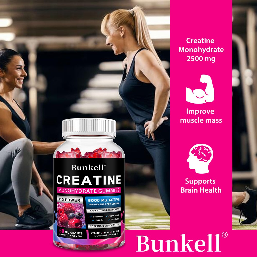 Creatine Gummies 8000mg – Enhance muscle strength and endurance, muscle growth