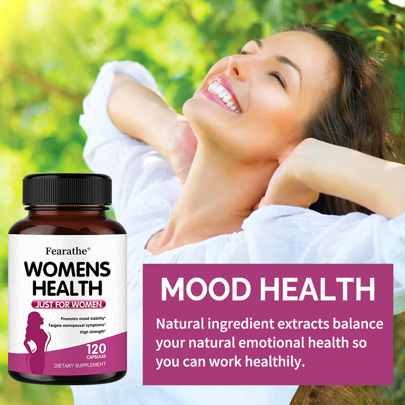 Herbal Menopause Supplement for Womens Health – Hormone Balance Caps