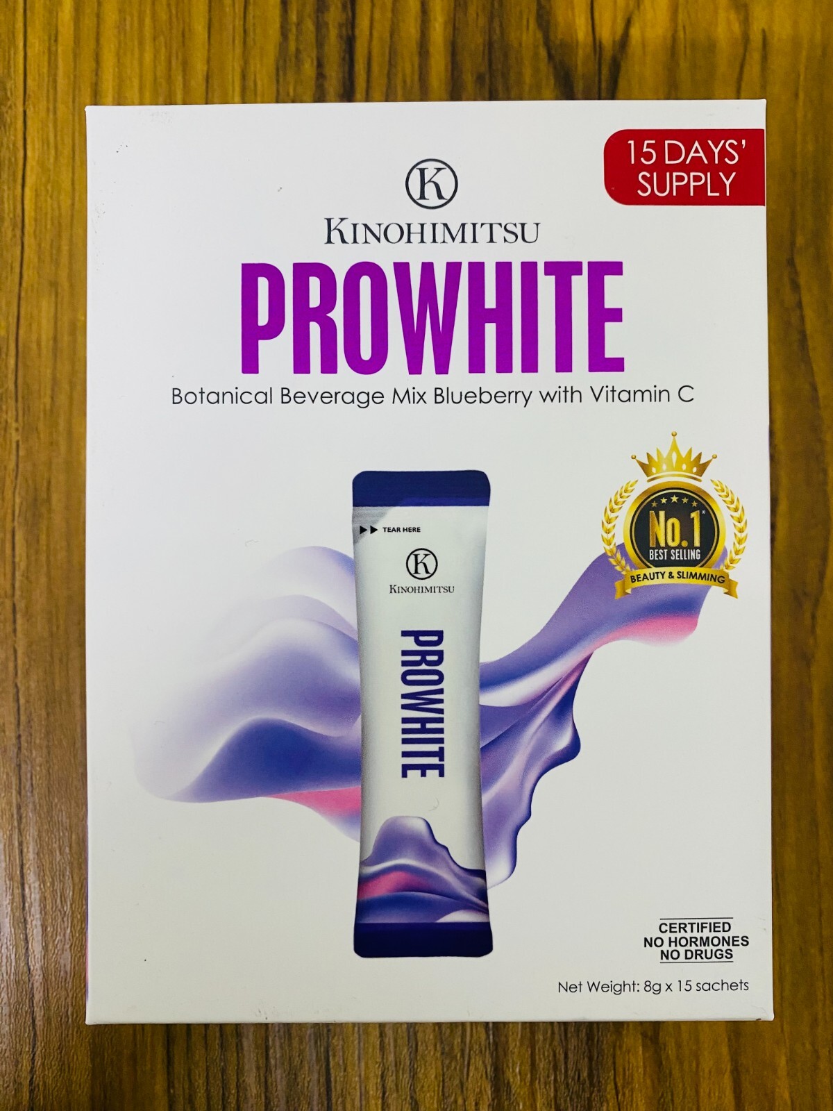 1 Boxes Kinohimitsu ProWhite for Brighten Skin Eliminate Spot 8g x 15 sachets