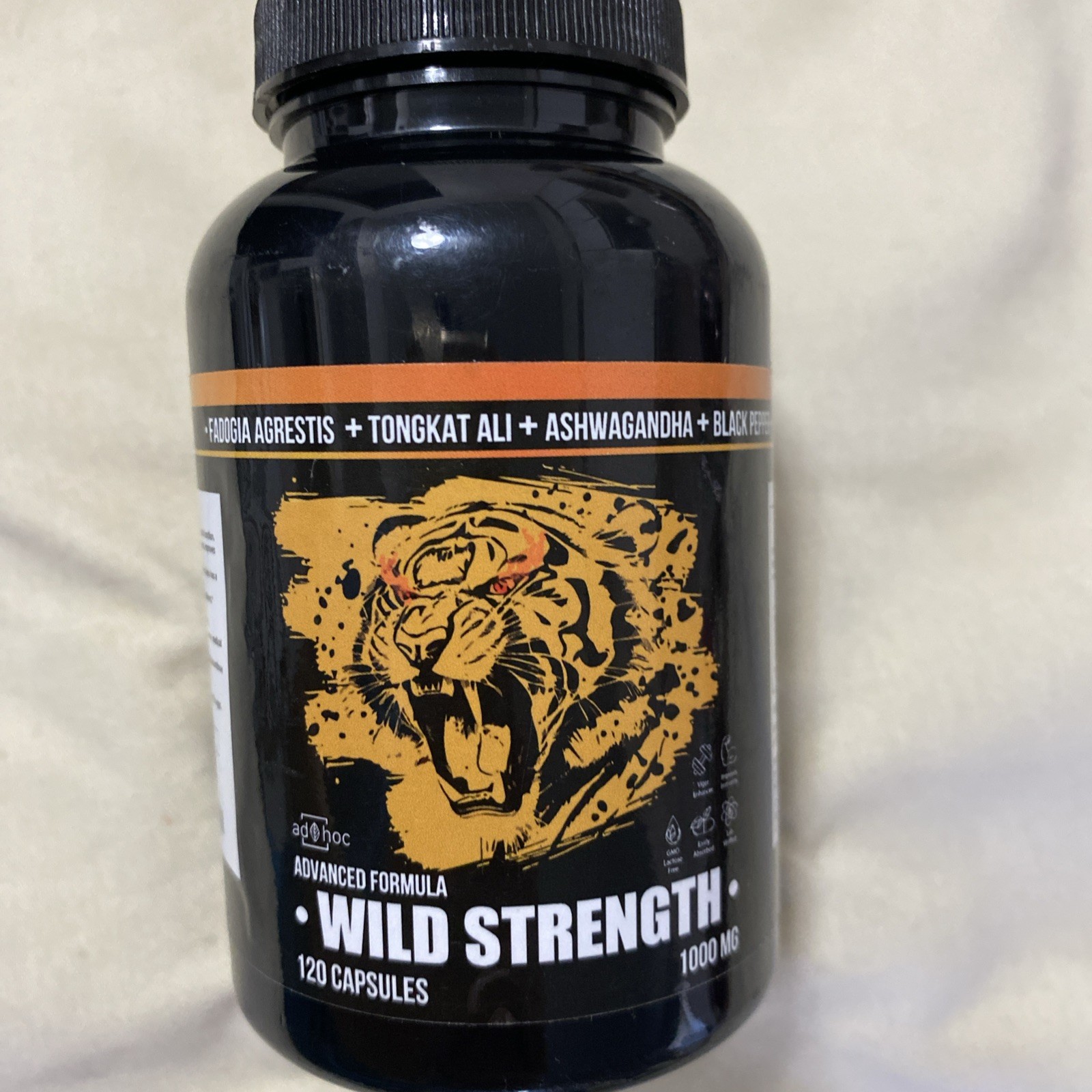 Adhoc Lab Advanced Formula Wild Strength Fadogia Agrestis 120 Caps *