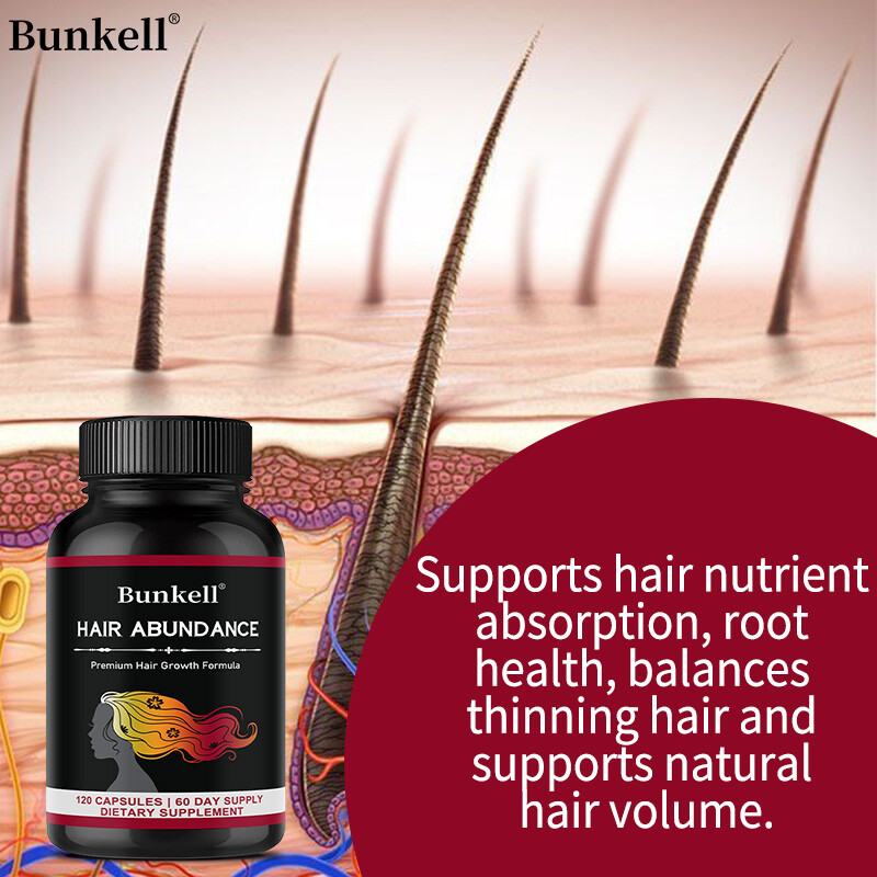 Hair Abundance | Hair Growth Vitamins for Stronger Hair, Skin & Nails