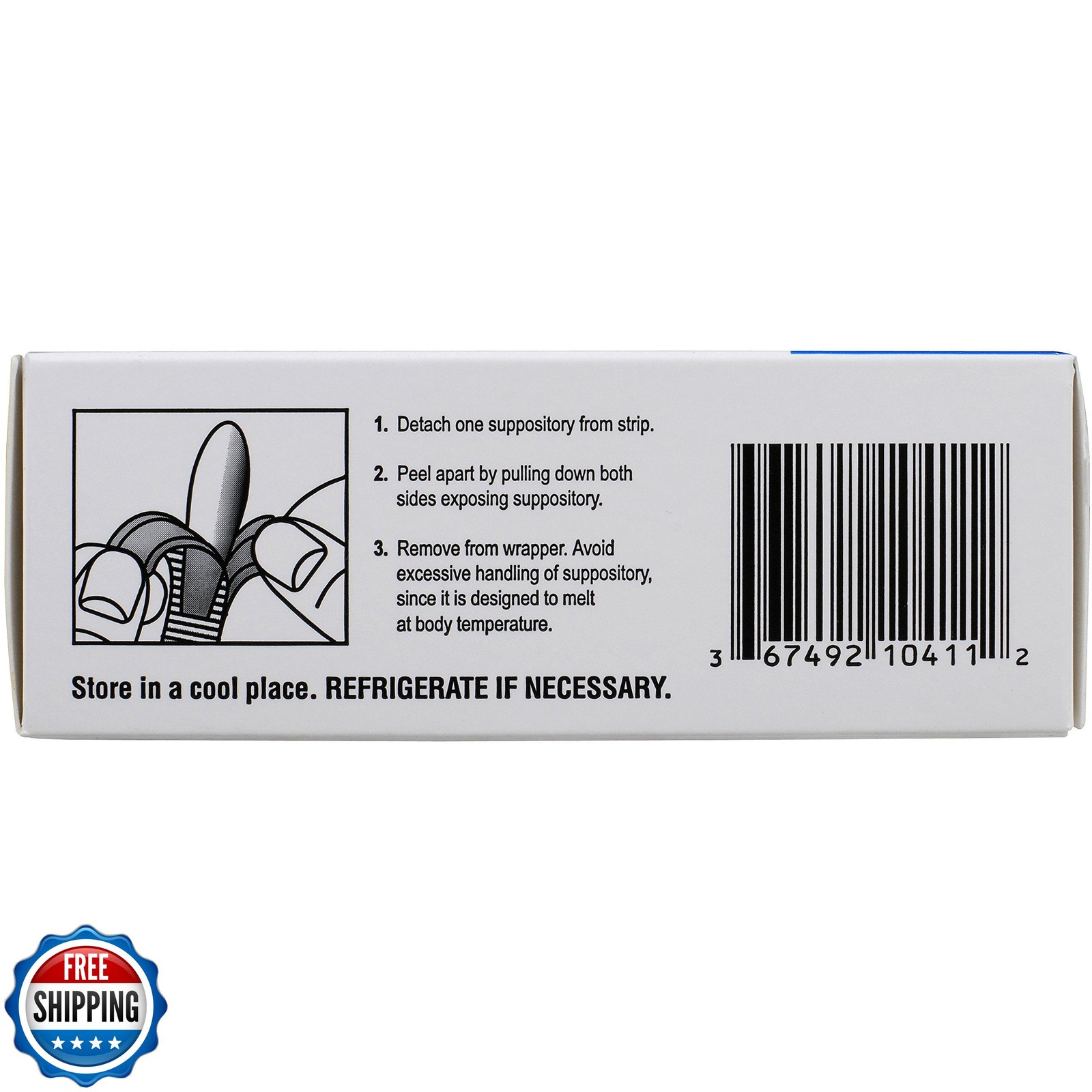 Calmol 4 Hemorrhoidal Suppositories with Soothing Natural Ingredients, 24 Cou