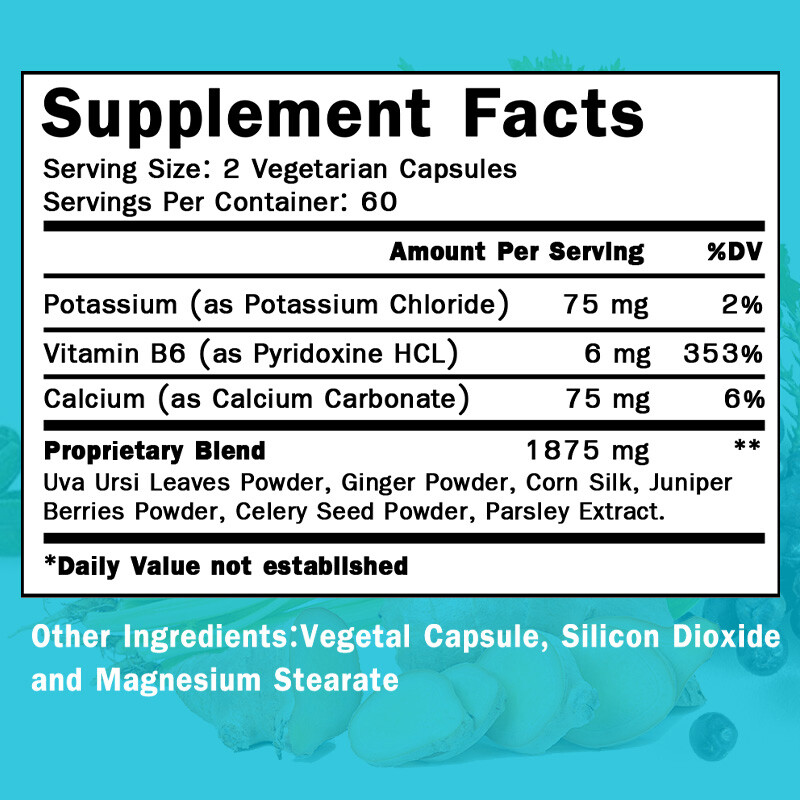 Natural Water Lipo Diuretic Cleanse with Electrolytes and Vitamins – Gluten Free