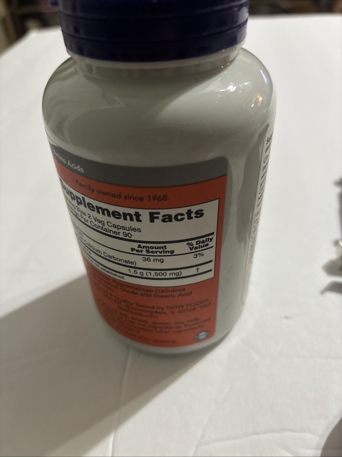 NOW FOODS L-Citrulline 750 mg 180 Capsules 11/2026