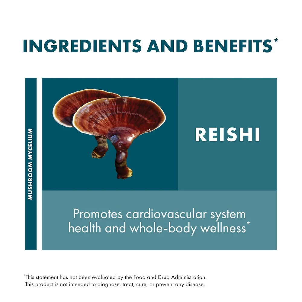 Host Defense Reishi Extract 2 Oz Organic Longevity Fungi Perfecti