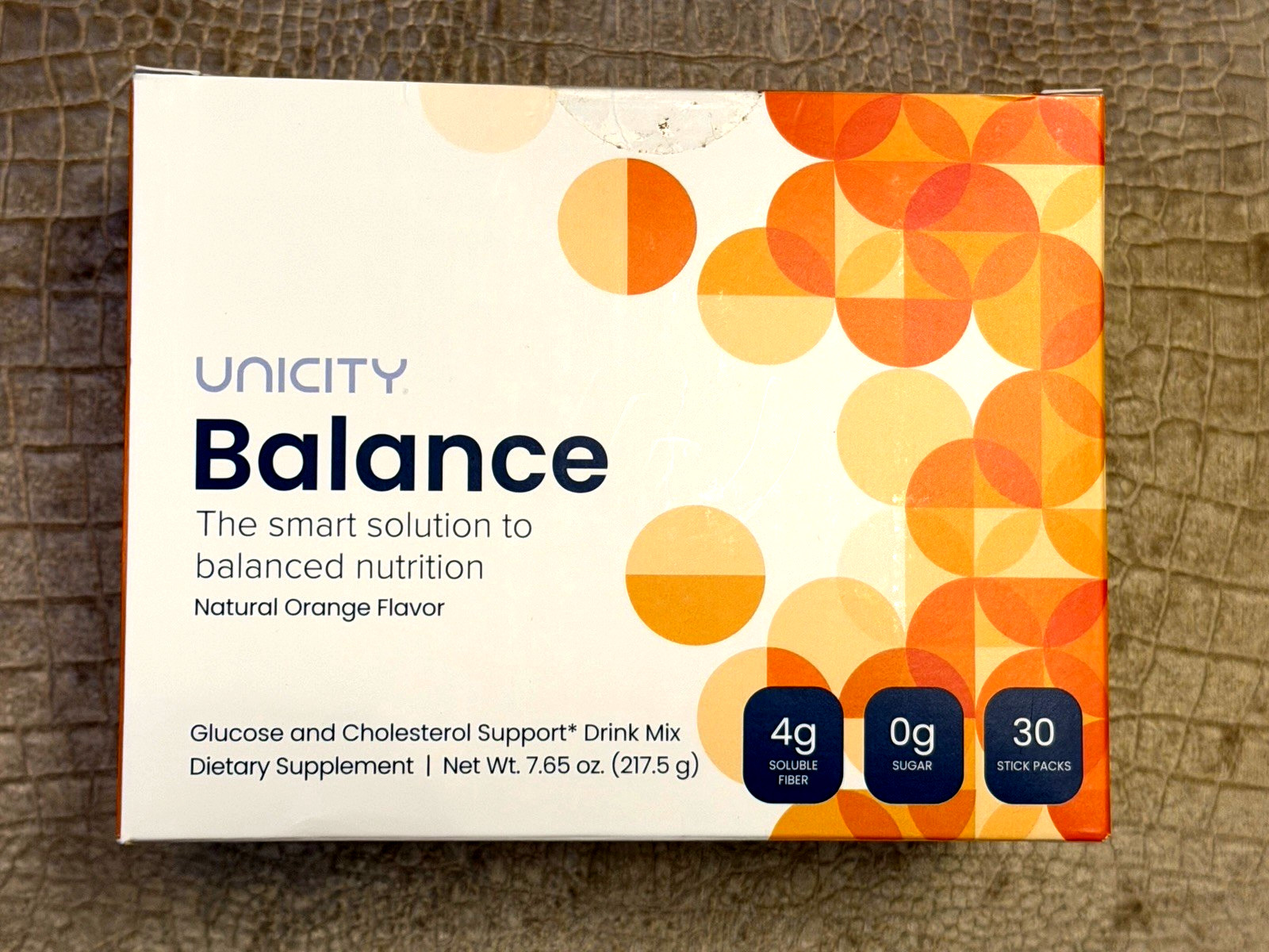 Unicity BALANCE Cholesterol Support Drink 30 Pack New / Sealed – July 2026