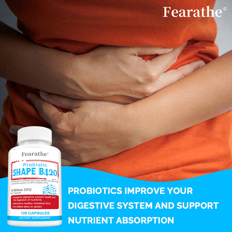Shape B420 Probiotics, Supports Digestive Health and Metabolic Rate, Vegan