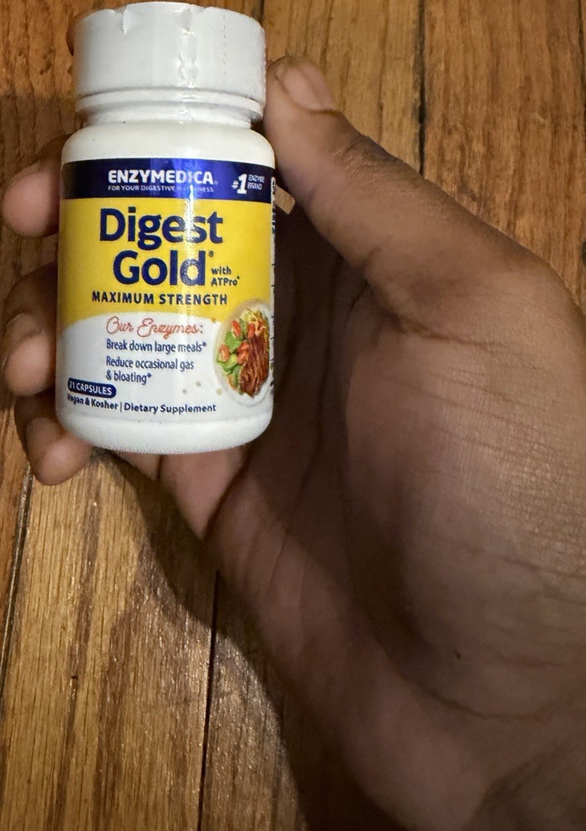 Enzymedica Digest Gold Maximum Strength Vegan Kosher Enzyme Capsules 45 Ct