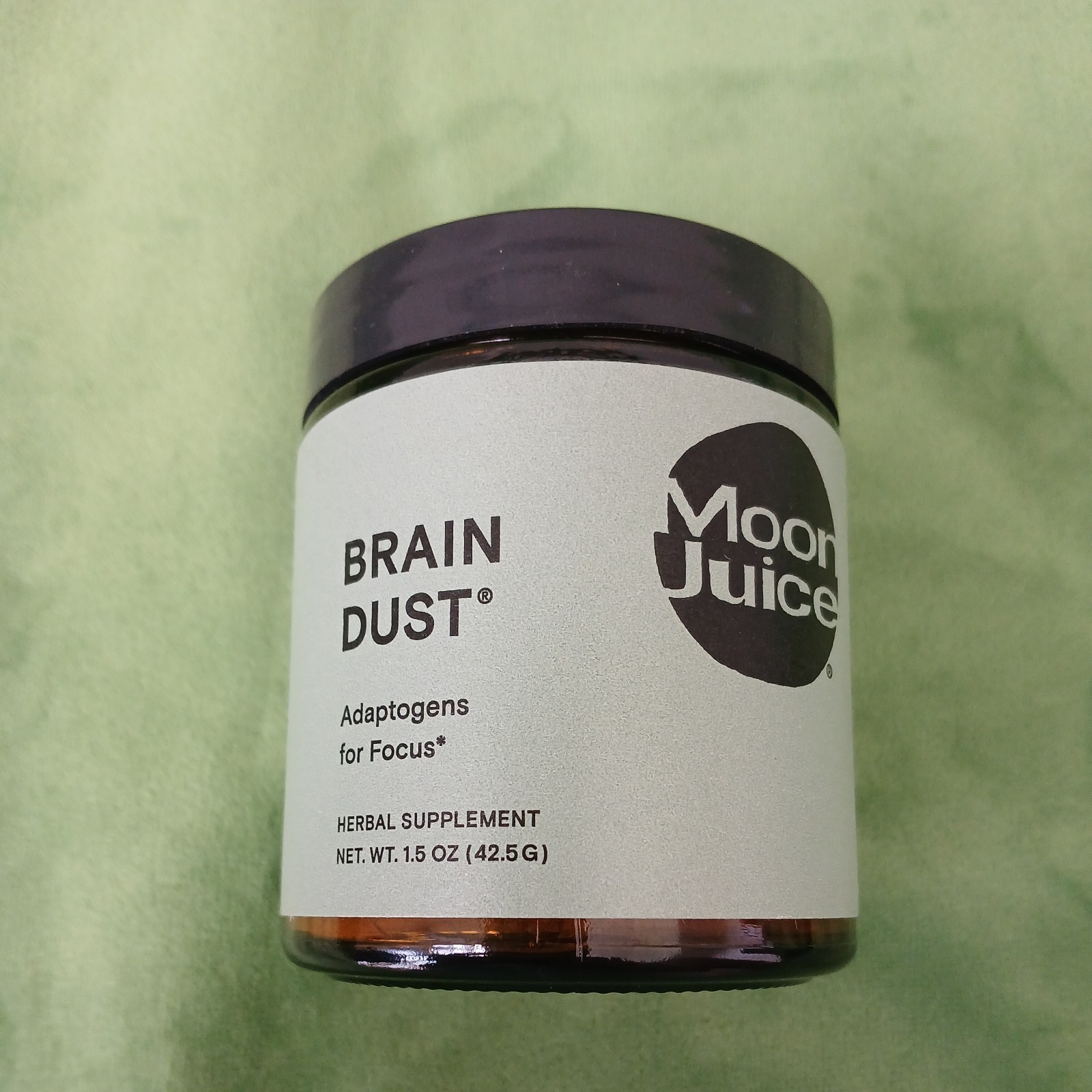 Moon Juice Brain Dust Nootropic Adaptogens for Focus Herbal Supplement, 1.5 oz