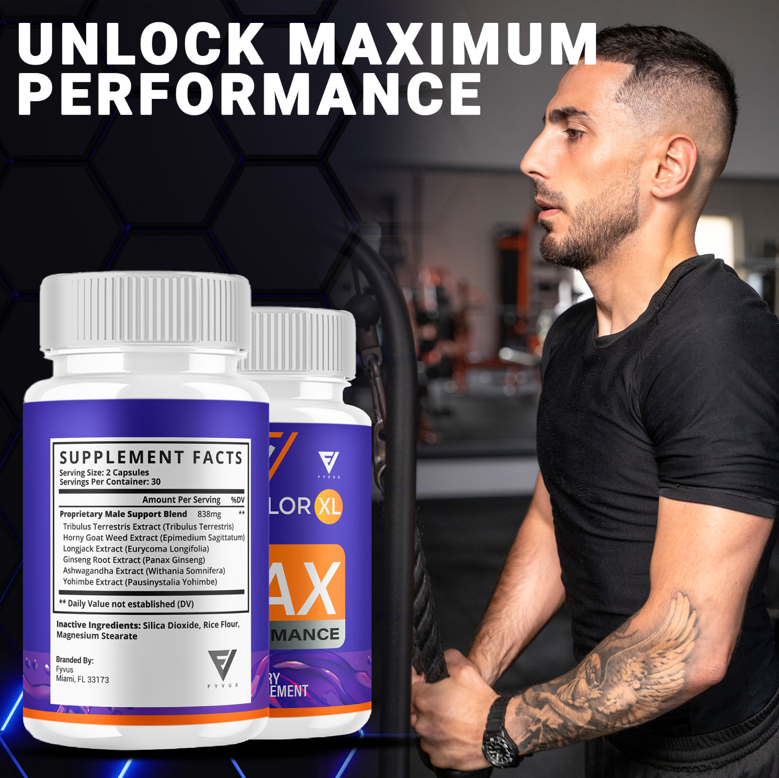Viril Valor XL Pills, VirilValor Maximum Performance (60 Capsules)
