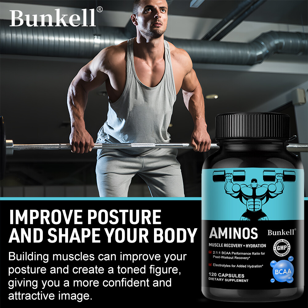 Amino Acid Capsules, Speed Muscle Repair, Boost Stamina & Reduce Soreness 120CT
