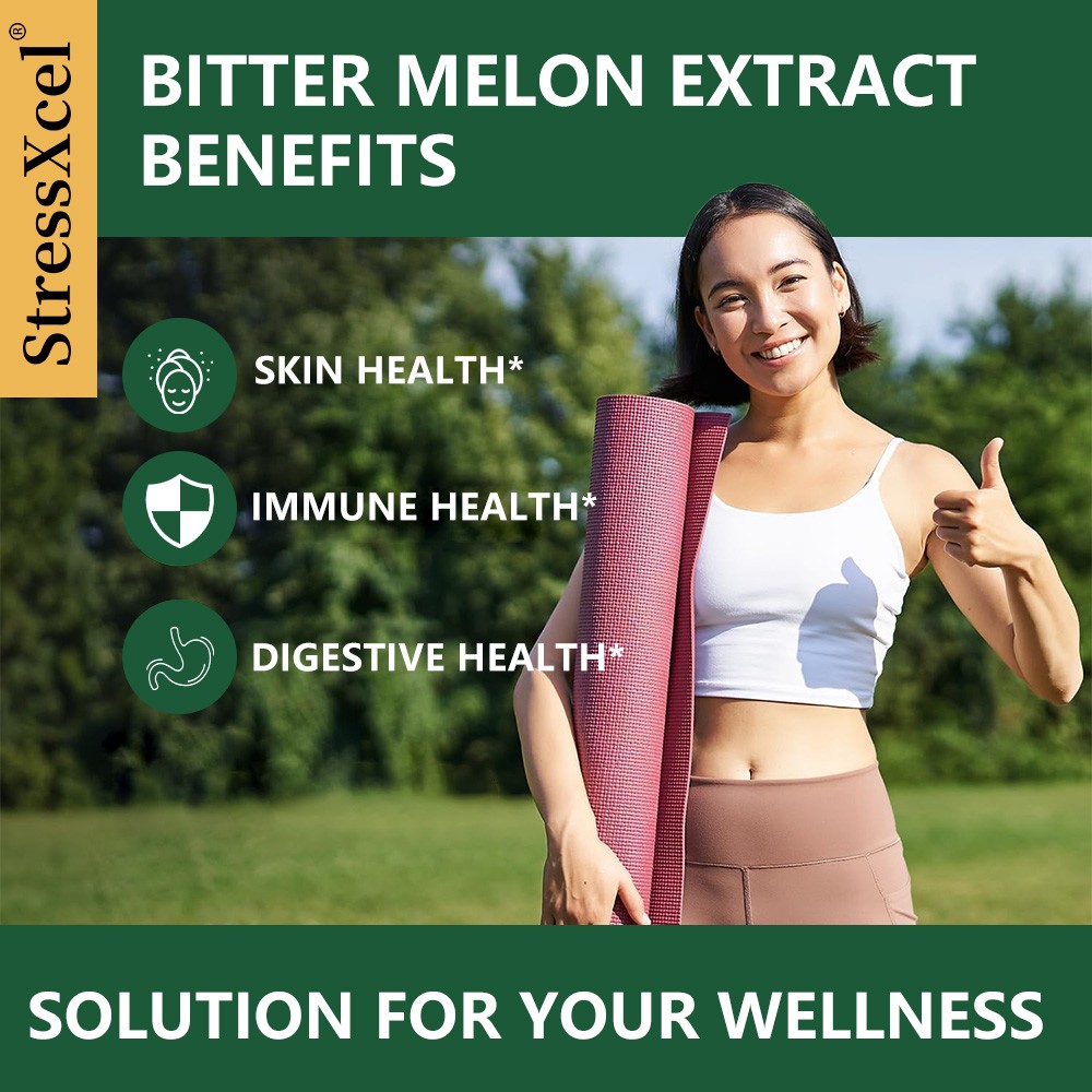 Bitter Melon Capsule 2500 Mg Skin Digestive Immune Health Gluten Free Supplement