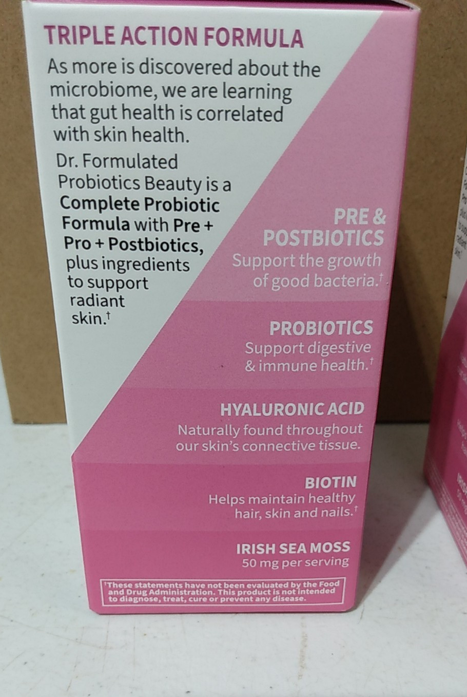 2 – GARDEN OF LIFE DR FORMULATED PROBIOTICS BEAUTY 60 CAPSULES EACH 06/27