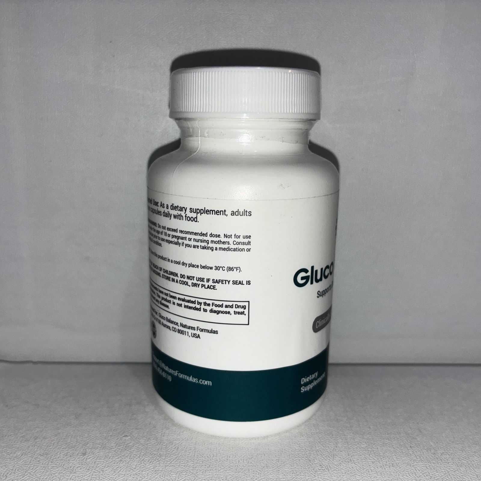 Gluco Balance Capsules Supplement Supports Blood Sugar Levels/ Exp 11/2027