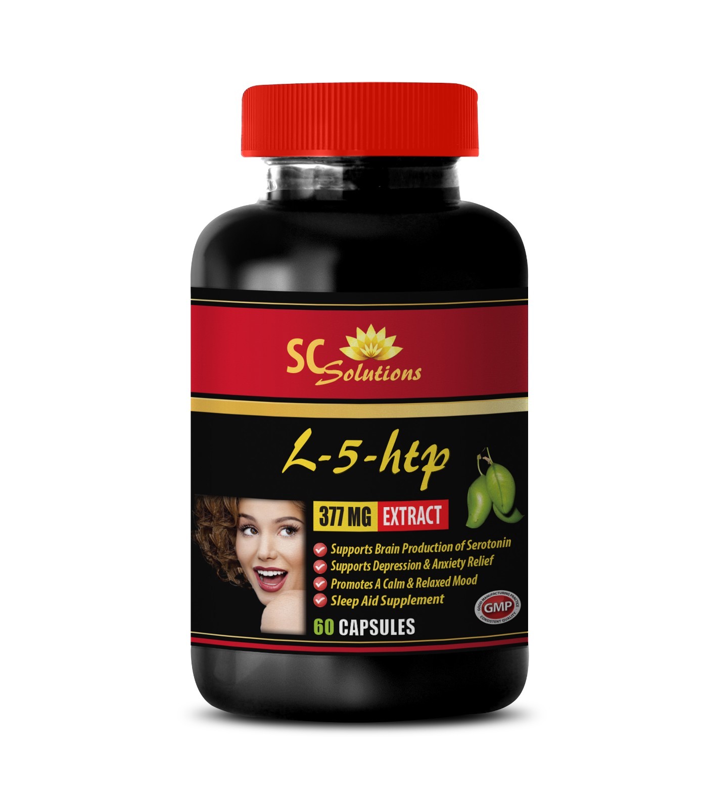 weight loss supplements – L-5-HTP – 5-htp tranquil sleep – 1 Bottle (60 Capsules