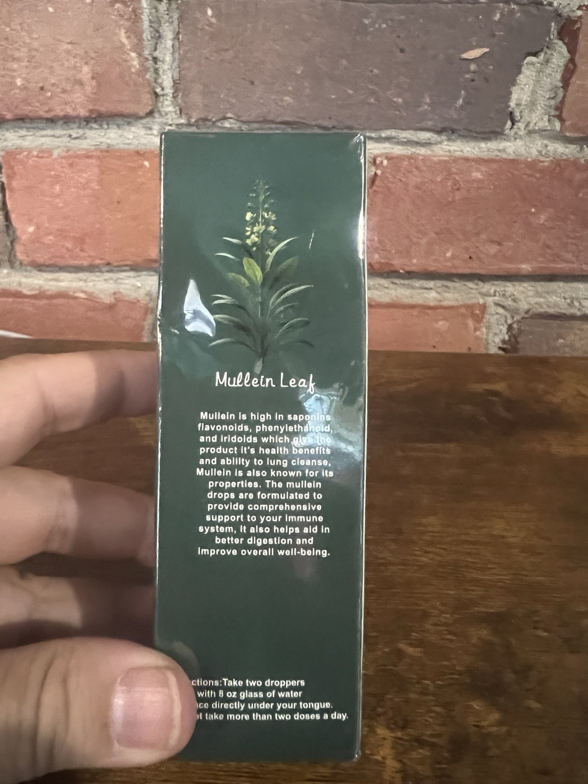 Sinpuyle Mullein Leaf Liquid Extract with Chlorophyll Detox & Immune 2 fl oz
