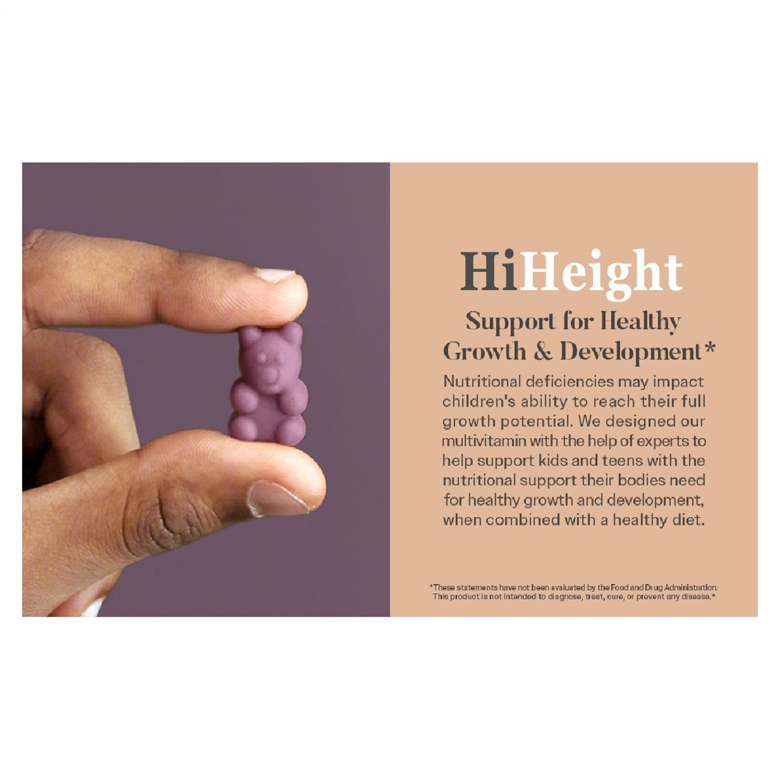 Heightener Gummies 60 Count- organic Height Growth Supplement For Kids
