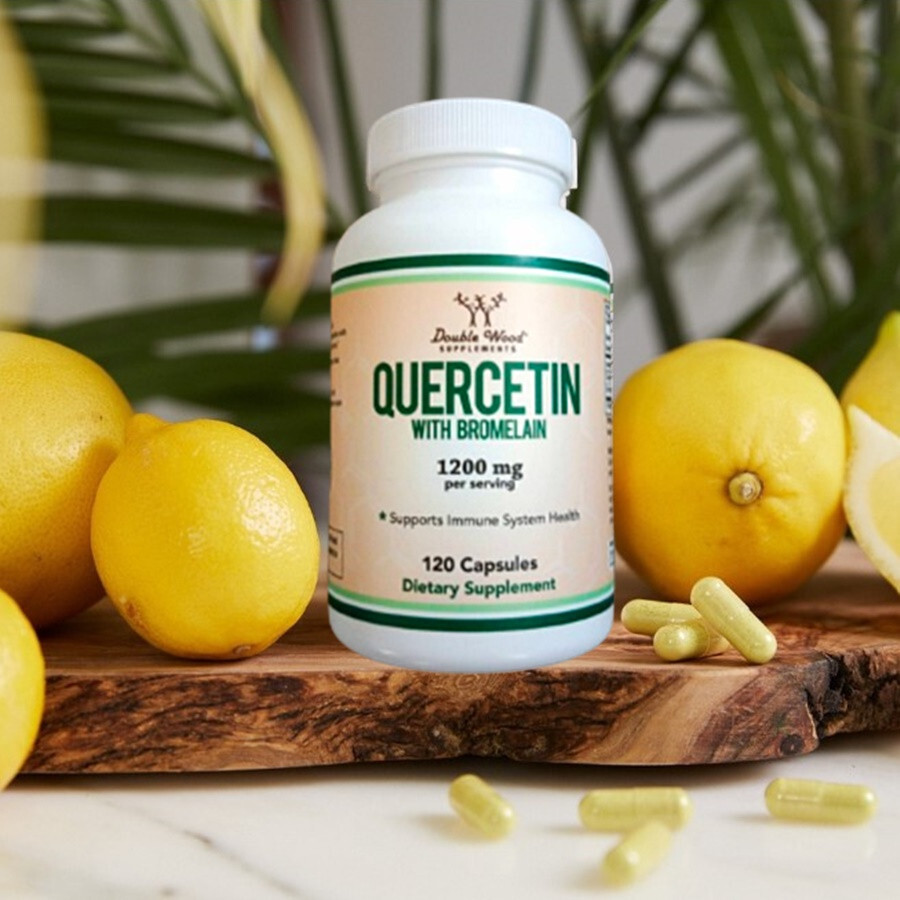 120 capsules Quercetin W/Bromelain Supports Immune System Supplement Gluten Free